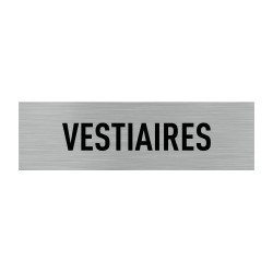 PLAQUE DE PORTE VESTIAIRES (Q0023)