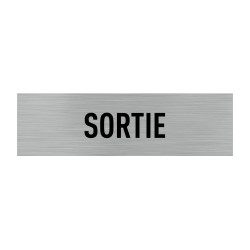 PLAQUE DE PORTE SORTIE (Q0025)