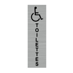 PLAQUE DE PORTE TOILETTES HANDICAPES (Q0042)