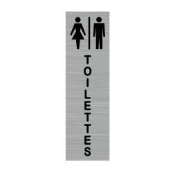 PLAQUE DE PORTE TOILETTES FEMMES HOMMES (Q0043)