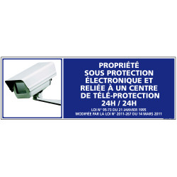 PANNEAU PROPRIETE SOUS PROTECTION ELECTRONIQUE (G1185)