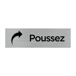 PLAQUE DE PORTE POUSSEZ (Q0058)