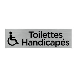 Plaque de porte TOILETTES HANDICAPES (Q0064)