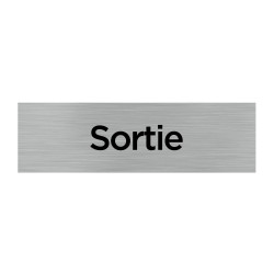 PLAQUE DE PORTE SORTIE (Q0079)