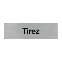 PLAQUE DE PORTE TIREZ (Q0080)