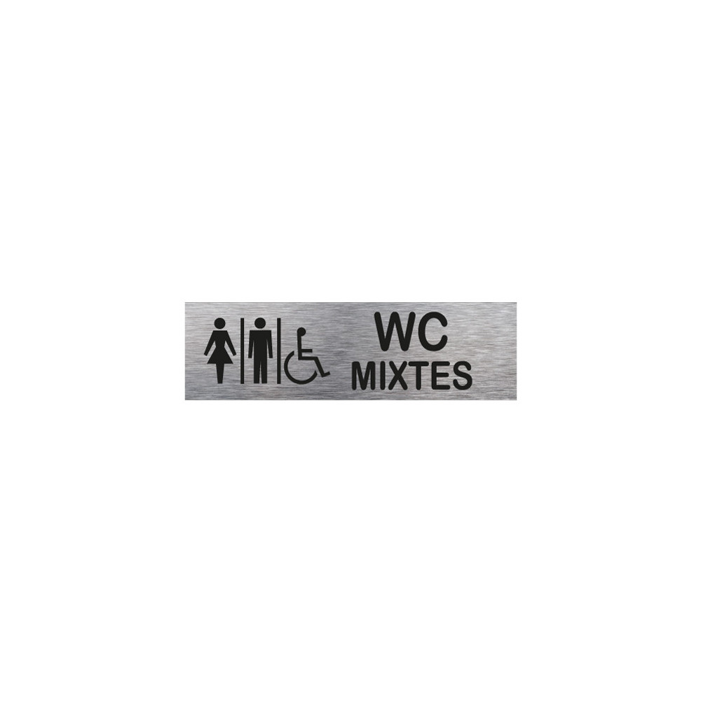 PLAQUE DE PORTE WC MIXTES (Q0099) PLAQUE DE PORTE WC MIXTES (Q0099)