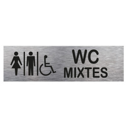 PLAQUE DE PORTE WC MIXTES (Q0099)