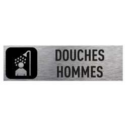 PLAQUE DE PORTE DOUCHES HOMMES (Q0203)