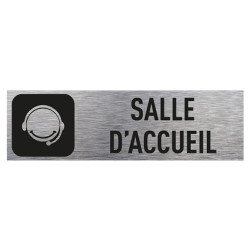 PLAQUE DE PORTE SALLE D'ACCUEIL (Q0204)