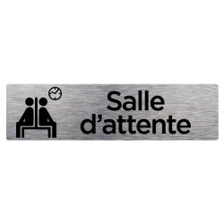 PLAQUE DE PORTE SALLE D'ATTENTE (Q0205)