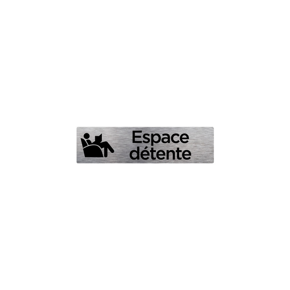 PLAQUE DE PORTE ESPACE DETENTE (Q0207) PLAQUE DE PORTE ESPACE DETENTE (Q0207)