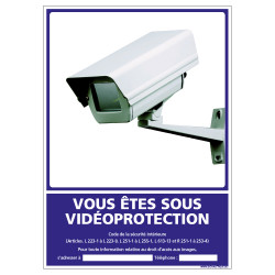 PANNEAU VOUS ETES SOUS VIDEO PROTECTION (G1220)