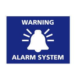 Adhésif warning alarm system