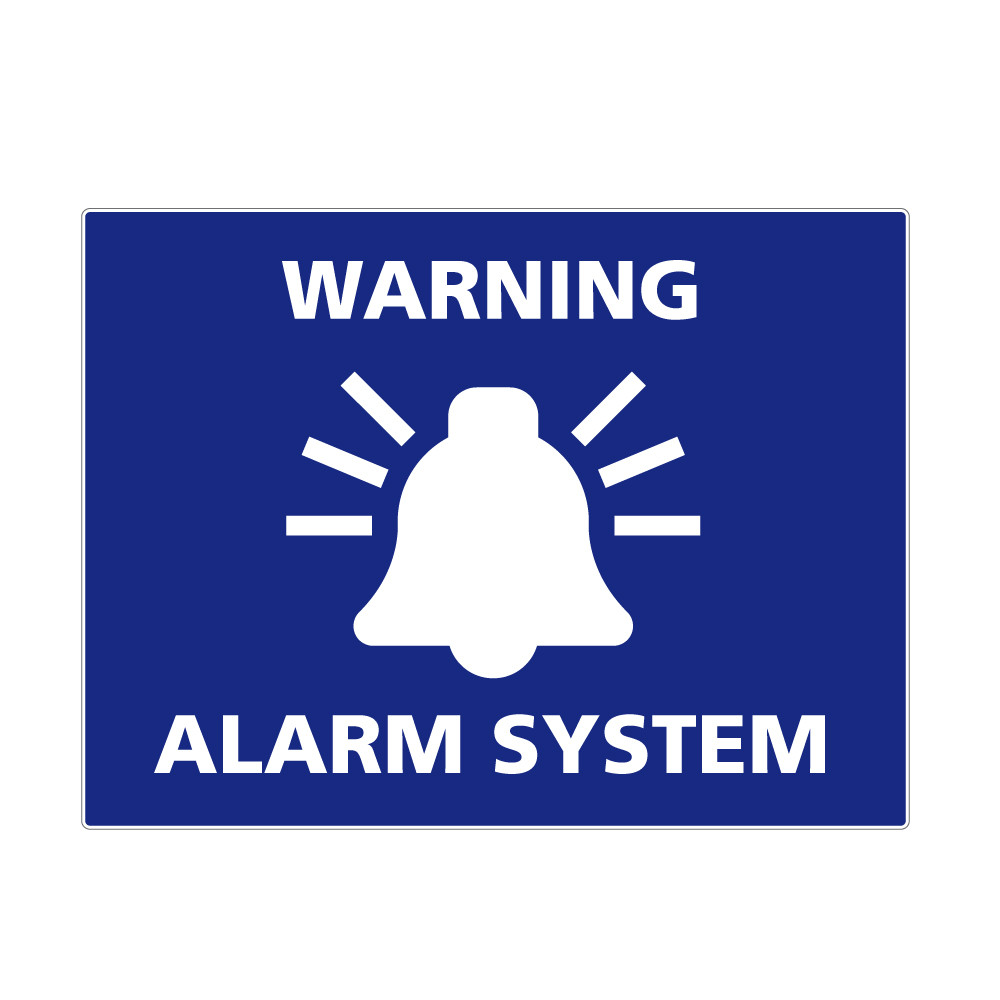 Adhésif warning alarm system