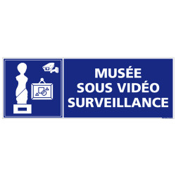 PANNEAU MUSEE SOUS VIDEO SURVEILLANCE (G1401)