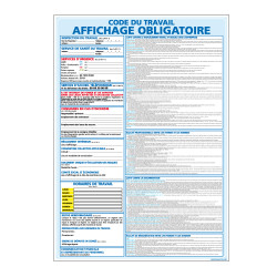 Panneaux Affichage obligatoire code du travail