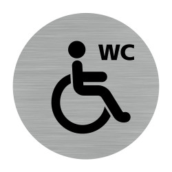 Plaque WC Handicapé et PMR