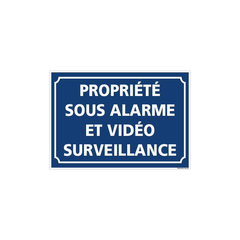 Panneau alarme, propriété sous alarme et vidéo surveillance