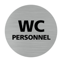 Plaque WC personnel