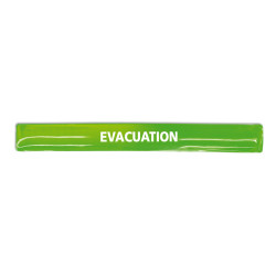 Brassard clap vert Evacuation