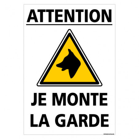 Panneau signalisation propriété privée sous vidéo surveillance - modèle