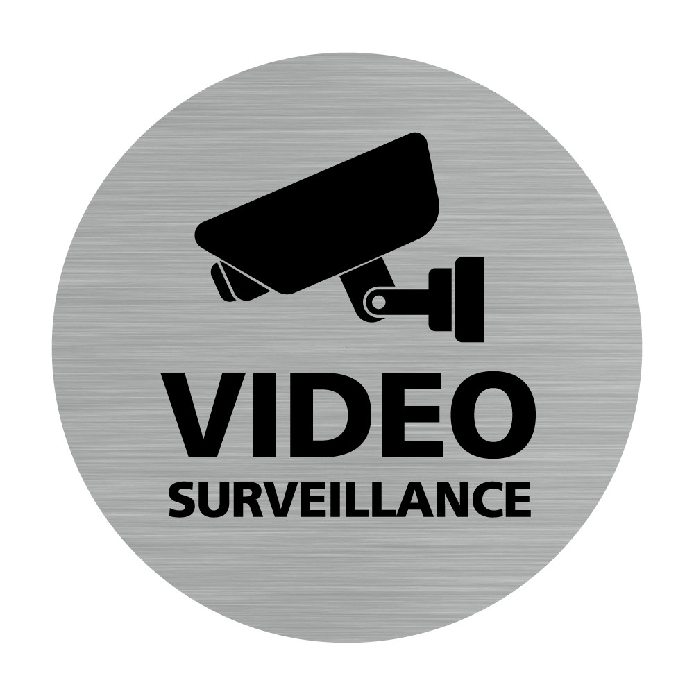 Plaque vidéosurveillance