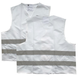 gilet de sécurité blanc