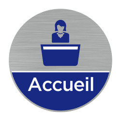 Plaque accueil