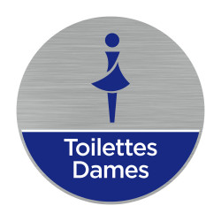 Plaque toilettes dames