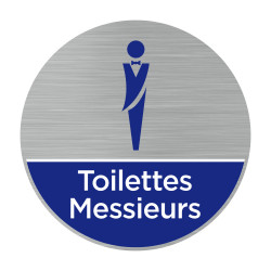 Plaque toilettes hommes