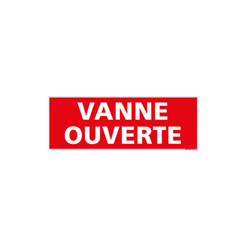 PANNEAU VANNE OUVERTE (K0357)