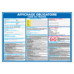 Affichage obligatoire code du travail