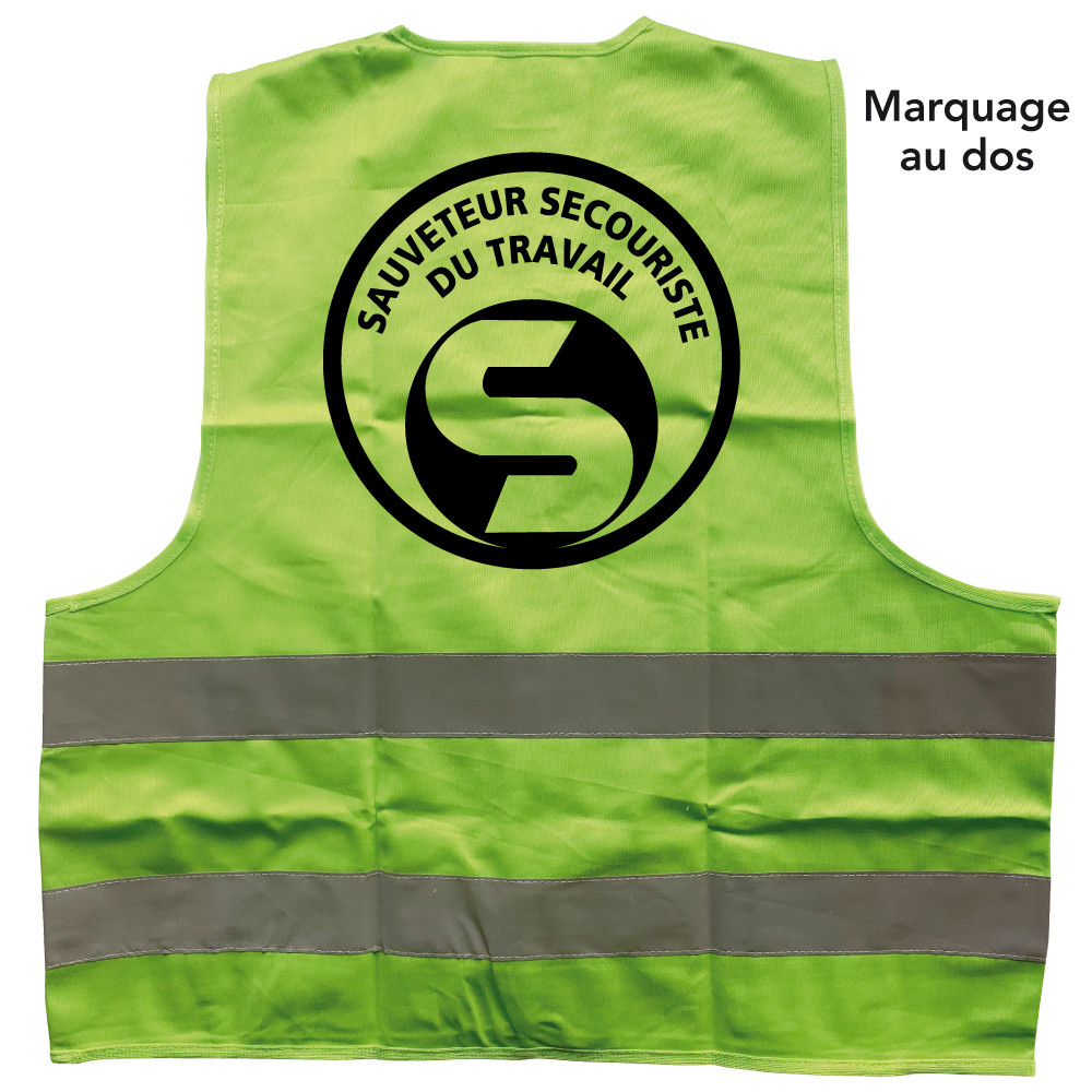 gilet signalisation vert