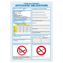 Affichage obligatoire code du travail