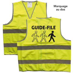 Gilet de signalisation Guide-file jaune