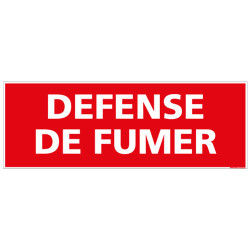 PANNEAU DEFENSE DE FUMER (D0096)