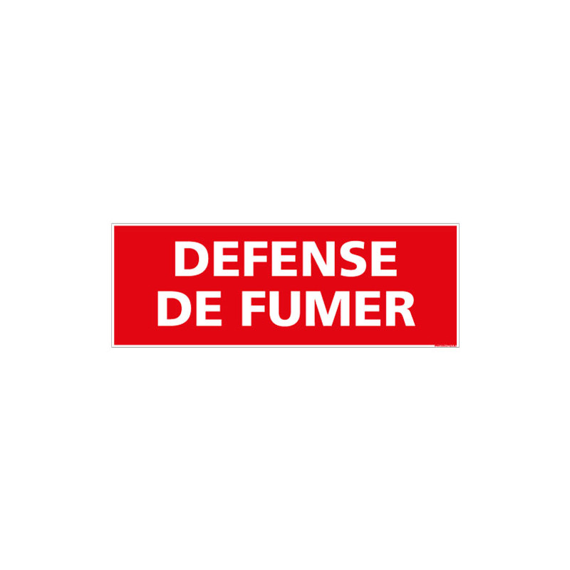 PANNEAU DEFENSE DE FUMER (D0096)