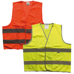 gilet fluo basic jaune ou orange personnalisable