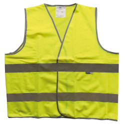 gilet de signalisation guide file jaune