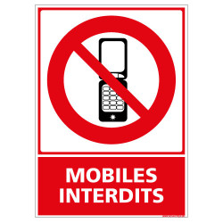 PANNEAU MOBILES INTERDITS (D0425)