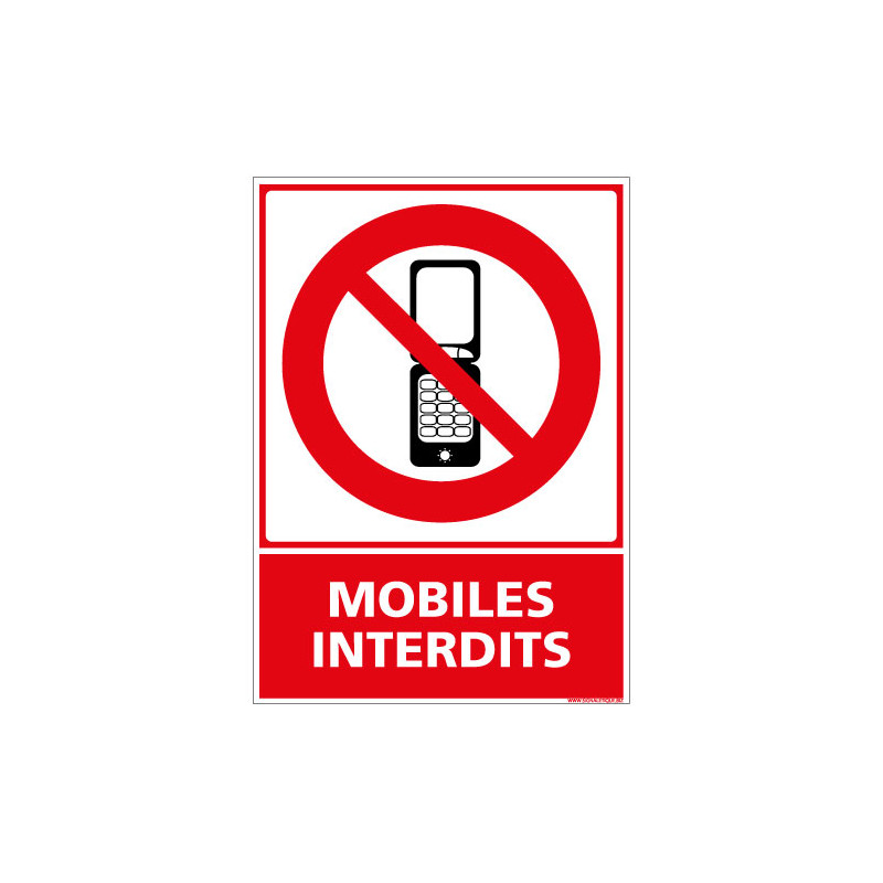 PANNEAU MOBILES INTERDITS (D0425)