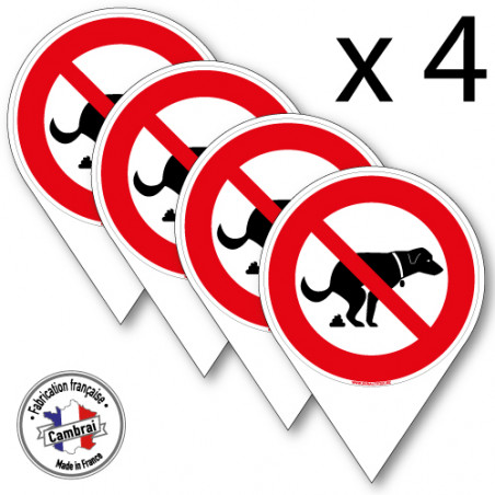 Panneau "Ramasser Les Crottes De Votre Chien" En Métal - Design Vintage, Résistant Aux Intempéries, 30x20 Cm, Pour Jardin Ou Clôture