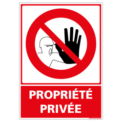 Panneau PROPRIETE PRIVEE (D0750)