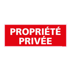 Panneau PROPRIETE PRIVEE (D0760)