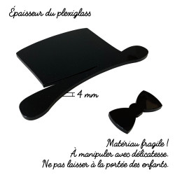 Pictogramme autocollant toilettes noir