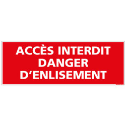 Panneau Acces Interdit Danger D'enlisement (D0970)