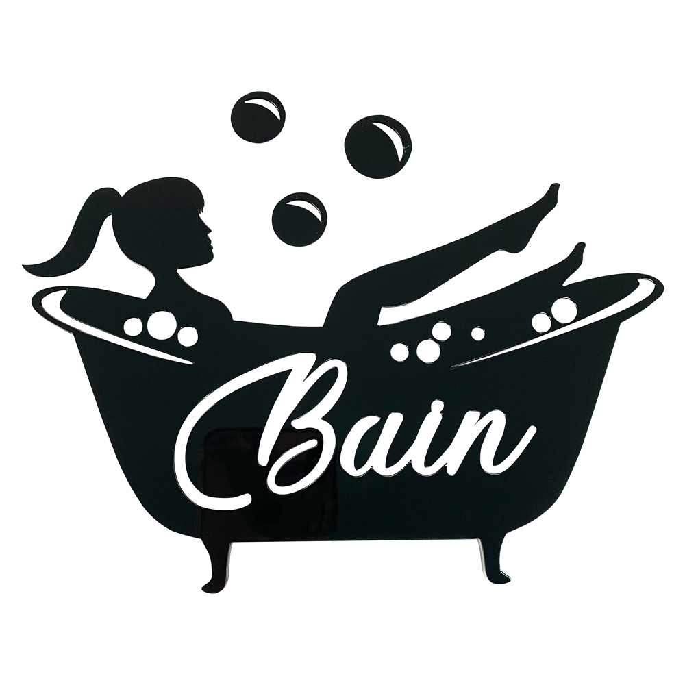 plaque Plexi noir baignoire plaque Plexi noir baignoire
