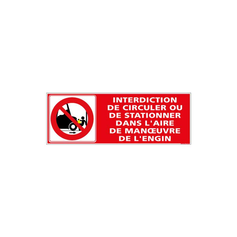 Panneau Interdiction de circulation ou de stationner (D0981)
