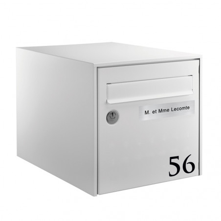 Esafe Numero De Maison Autocollant Blanc 5cm H main image 1