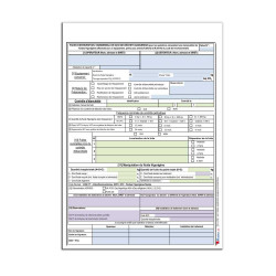 Registre fiche d'intervention bordereau de suivi de déchets pour les fluides frigorigènes, opérateur, détenteur